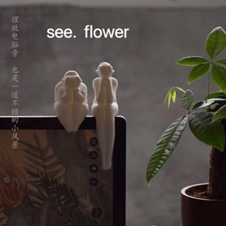 【SEE✿ FLOWER】創意擺件大胖小瘦陶瓷人物家居小擺件客廳辦公室書房工藝品裝飾品 家居飾品茶寵客廳魚缸酒櫃電視櫃辦