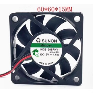 建準 SUNON 6015 12V 1.6W KDE1206PHV1 6CM 伺服器風扇