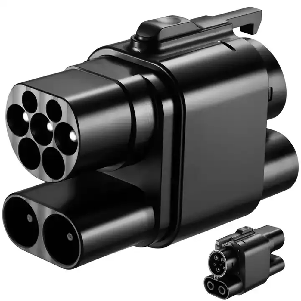 CCS2轉CCS1直流快充超充轉接頭轉換頭特斯拉充電樁250A