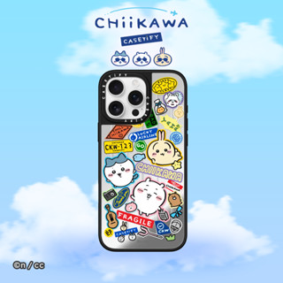 CASETIFY Chiikawa 保護殻 iPhone 13/ iPhone 14/ iPhone 15/ iPhone 16 吉伊卡哇行李箱貼紙手機殼