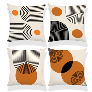 棕色莫蘭迪枕套棉。70x70.60x60.50x50.45x45.40x40。裝飾傢居沙發bantal 案例。方形 Ca