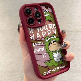 適用於 OPPO Reno 4 4G Reno 6 4G A60 F11 F11 Pro 小新鱷魚矽膠手機殼