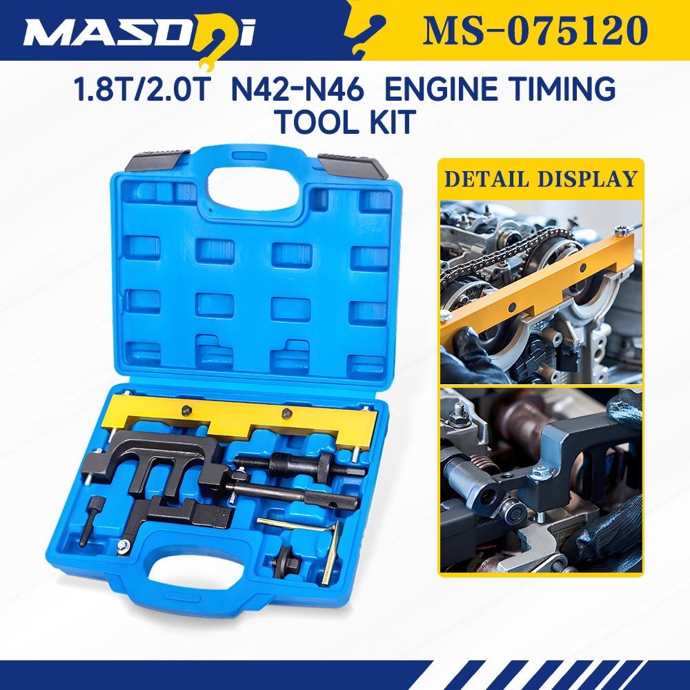 Masdsi 8PCS 發動機凸輪軸鎖定正時工具套件,凸輪軸正時工具套件兼容 BMW Z4 318i 320i 316i