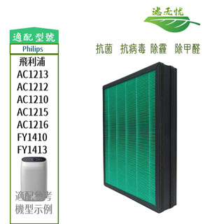 適用Philips飛利浦 舒眠抗敏清淨機凈化器 AC1213 1212 1210 1215 FY1410 FY1413