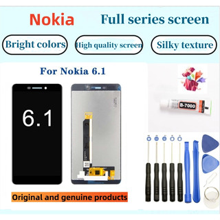 適用 諾基亞 Nokia 6.1 螢幕總成原裝液晶顯示內外一件式屏