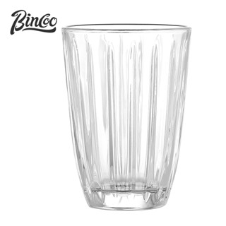 BINCOO 美式咖啡杯 澳白杯 拿鐵杯 玻璃杯 簡約復古咖啡杯子 家用水杯 220ML/330ML