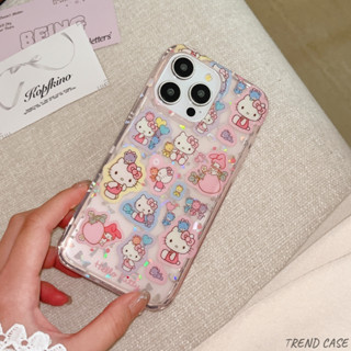 卡通 Hello Kitty 防震保護手機殼適用於 iPhone 16 15 14 13 Pro Max