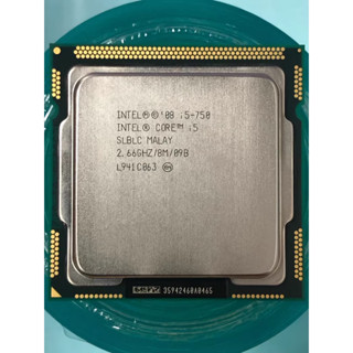 英特爾 Intel Core i5-750 CPU 四核 2.66GHz / 8MB LGA1156 SLBLC 處理器