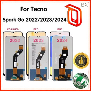 適用於 Tecno Spark Go 2022 KG5 KG5h 顯示器 2023 BF7n LCD 螢幕觸控屏數字化儀