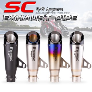 SC機車排氣管改裝 yamaha r3 gsxr150 cbr150r cbr300r mt15 斜口兩層三層
