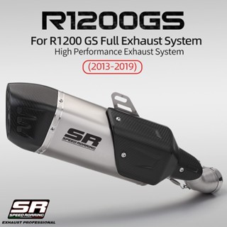 Slip-on 適用於 R1200GS ADV R1250GS Adventure 2013-2023 摩托車排氣改裝碳
