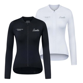 Santic 女士騎行服公路山地自行車長袖騎行服防曬透氣速乾 KL25C01181