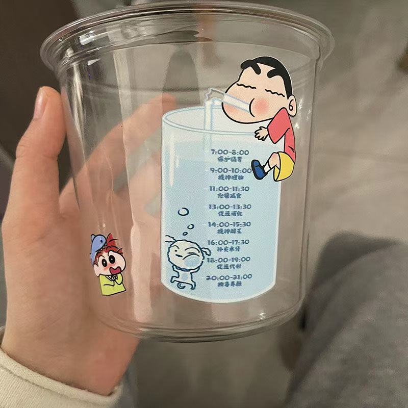 【防水耐刮】水晶轉印貼紙 DIY裝飾貼 卡通手繪風 水杯/手機/筆電通用 高黏性不殘膠