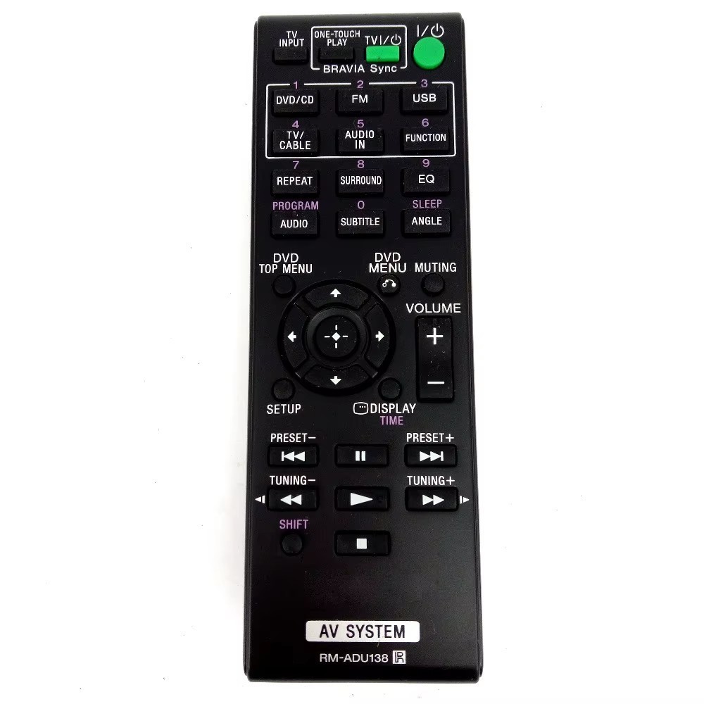 RM-ADU138適用於索尼AV紅外線遙控器DAV-TZ140 HBD-TZ140 SS-CT121 SS-TS121