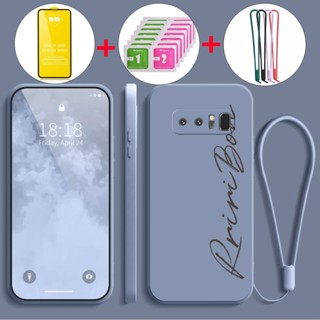 SAMSUNG note 8 手機殼軟殼液體矽膠保護套防震保護套新設計美學 YTMOYW01