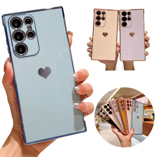 適用於三星 Galaxy S25 Ultra 手機殼 S24Ultra 保護殼 S25PlusS25+愛心創意 直角邊
