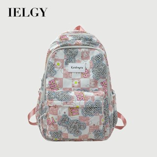 IELGY 大容量戶外休閒旅行多功能時尚百搭休閒揹包