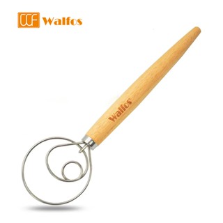 WALFOS 丹麥麵團不銹鋼丹麥麵團打蛋器烘焙糕點攪拌機打蛋器麵包製作工具