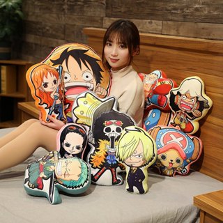 ONE PIECE 海賊王印花抱枕 30cm/50cm 雙面異形路飛喬巴草帽團人形動漫周邊抱枕