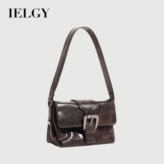 IELGY 美拉德風法棍包 復古百搭辣妹質感手提腋下小方包