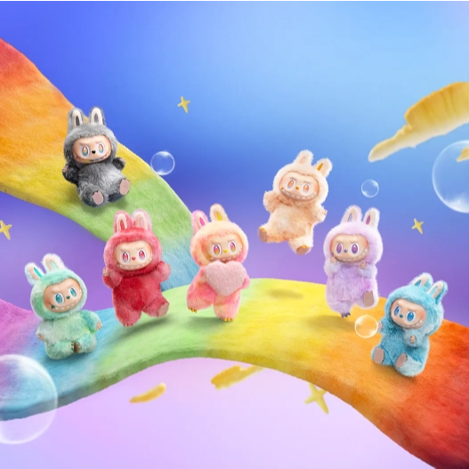 POPMART 泡泡玛特LABUBU前方高能系列第三代搪胶毛绒挂件确认款