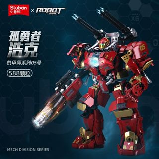 588PCS 樂高 復仇者聯盟 漫威英雄 孤勇者浩克變形機甲組裝模型 男孩益智拼裝積木玩具套裝