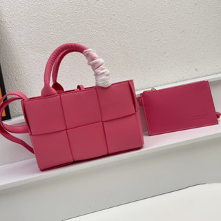 【Fishwater精品】高階進口小羊皮編織手提袋迷你托特包