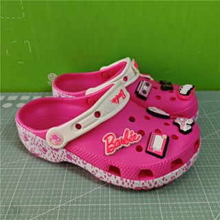 Crocs 芭比娃娃 Crocs 厚底帶孔拖鞋 208817