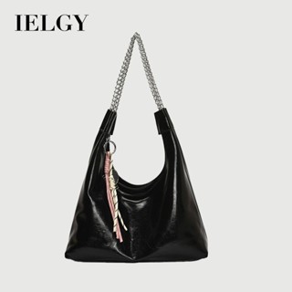 IELGY 大容量復古百搭單肩夏季簡約上通勤托特包