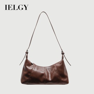 IELGY 法國小眾大容量餃子包 韓版復古質感單肩高級感斜揹包