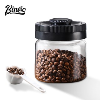 Bincoo 咖啡豆密封罐儲物罐抽真空咖啡罐單向排氣可計時 400/600/800/1200ML