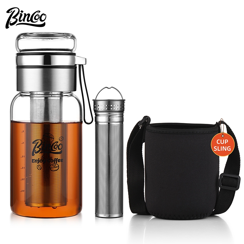 BINCOO 咖啡冷萃壺 冷萃杯 玻璃冰滴瓶 茶瓶 冷泡過濾萃取咖啡壺 500ML/750ML/800ML