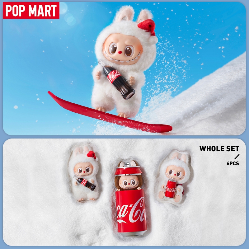 POP MART 泡泡瑪特 THE MONSTERS 可口可樂系列 - 搪膠臉盲盒 潮玩毛絨擺件