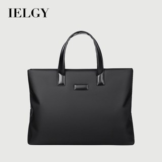 IELGY 男士商務電腦檔案手提包時尚大容量