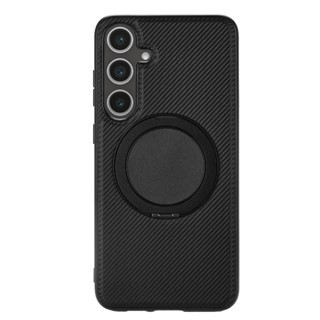Vili 三星 Galaxy A36 A26 金屬指環後殼 碳纖維紋保護殼 PU皮套 支架PC硬殼 Samsung手機殼