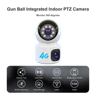 V380 PRO 6MP 室內無線監視器 WIFI/4G SIM卡攝影機 手機遠端檢視 語音對講 嬰兒監視鏡頭 雙畫面