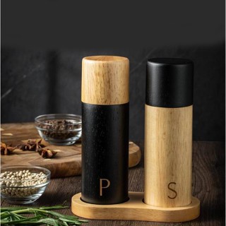 橡木胡椒研磨機,廚房和家用調味瓶研磨機,手動