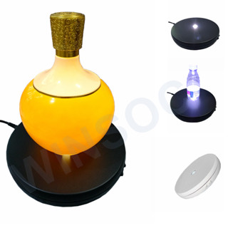 旋轉展示架 25cm 適用於 15KGS 360 旋轉攝影道具模型轉盤帶 LED QM250LEDM