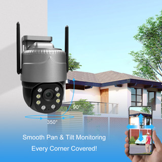 V380 PRO 3K 連WIFI使用無線防水監視器 智慧戶外攝影機 免佈線 手機遠端檢視 語音對講攝像頭 智慧追蹤