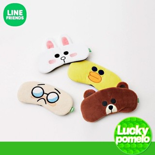 line friends 布朗熊 可愛旅行 遮光睡眠 眼罩 毛絨透氣 緩解疲勞 情侶
