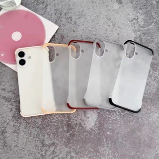 超薄無邊框散熱透明手機殼適用於蘋果15保護殼保護套iPhone16promax