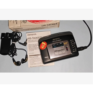 愛華Walkman HS-TA363 隨身聽全套 - 收音機和卡帶播放器(復古 90s)