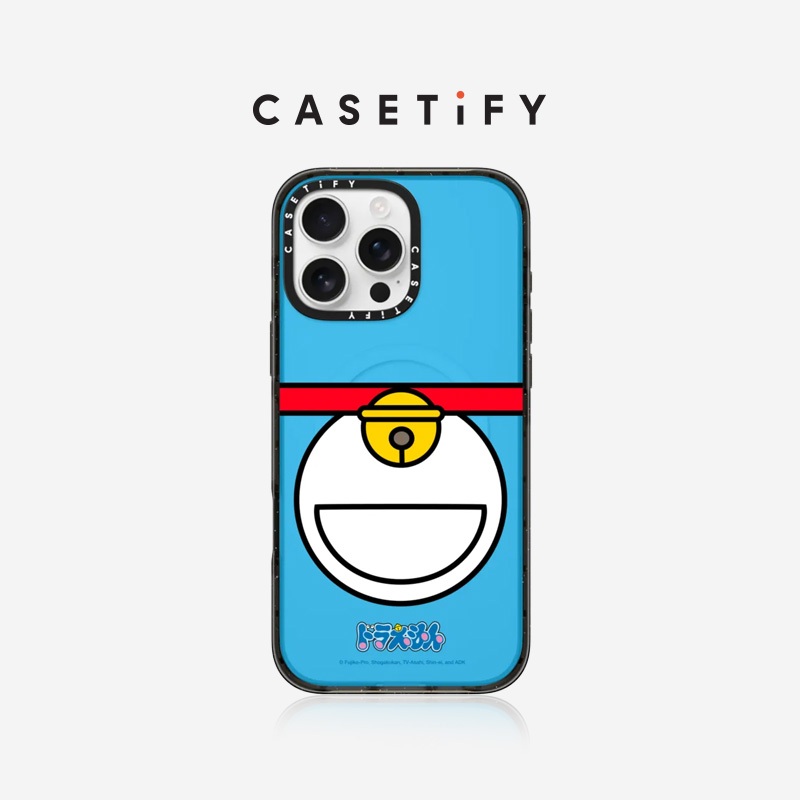 CASETIFY Doraemon保護殻 iPhone 16 Pro/16 Pro Max/15 Pro/15 Pro Max/15/16/Plus-Doraemon Bell