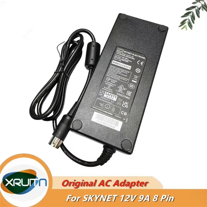 用於 BARCO SKynet SNP-A127-M 充電器的交流適配器 12V 9A 8pin 插頭顯示器電源