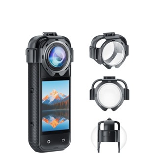 適用於insta360 X5卡扣式玻璃保護鏡運動相機配件
