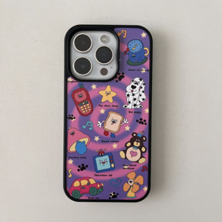 卡通電話熊防震保護手機殼適用於 iPhone 16 15 14 13 Pro Max