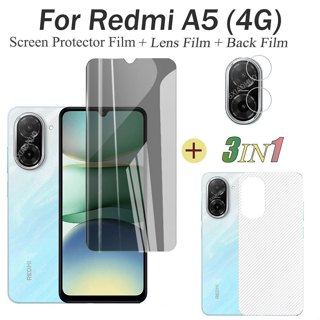 Redmi A5 鋼化玻璃 Redmi A5 4G 螢幕保護膜 Redmi A4 5G 相機鏡頭保護膜全覆蓋螢幕磨砂隱私