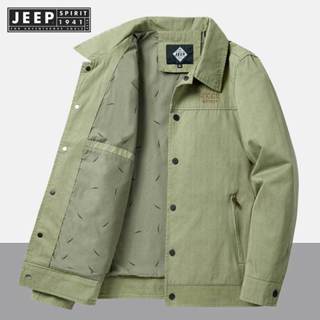 JEEP SPIRIT 1941 ESTD春秋純棉加大碼美式休閒中年男裝