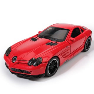 壓鑄汽車 1/32 梅賽德斯-賓士 SLR 邁凱輪 722S 玩具車模型賽車模型聲光迴力收藏兒童男孩