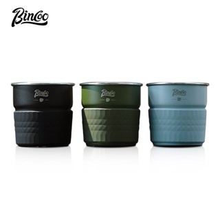 BINCOO 戶外露營咖啡杯 304不銹鋼水杯 手沖咖啡器具裝備便攜杯子 300ML
